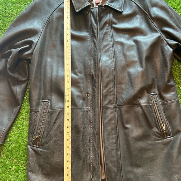 Men’s Danier Leather jacket (Brown) Size Large - Picture 5 of 9